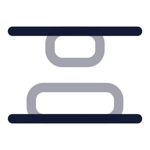 Align Vertical Space Between Icon in Twotone Rounded style