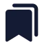 All Bookmark icon with stroke standard style