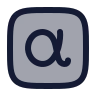Alpha Square icon preview