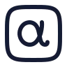 Alpha Square icon preview