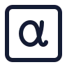 Alpha Square icon preview