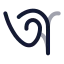 Alphabetbangla icon with twotone rounded style