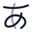 Alphabetjapanese icon with twotone rounded style