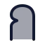Alphabetthai icon with duotone rounded style