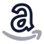 Amazon icon with twotone rounded style
