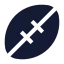Americanfootball icon with solid sharp style