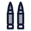 Ammo icon with duotone standard style