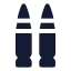 Ammo icon with solid standard style