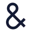 Ampersand icon with solid sharp style