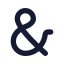 Ampersand icon with solid standard style