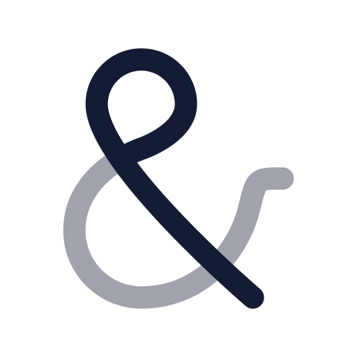 Ampersand Icon in Twotone Rounded style