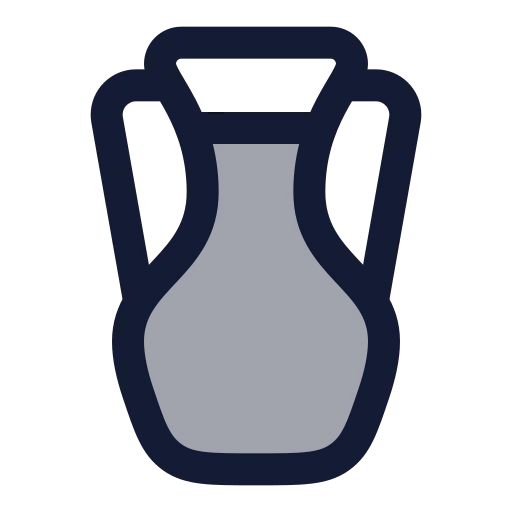 Amphora Icon in Duotone Rounded style