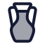 Amphora icon with duotone standard style