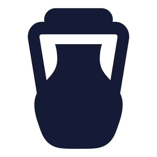 Amphora Icon in Solid Rounded style
