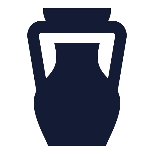 Amphora Icon in Solid Sharp style