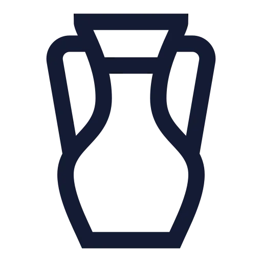 Amphora Icon in Stroke Sharp style