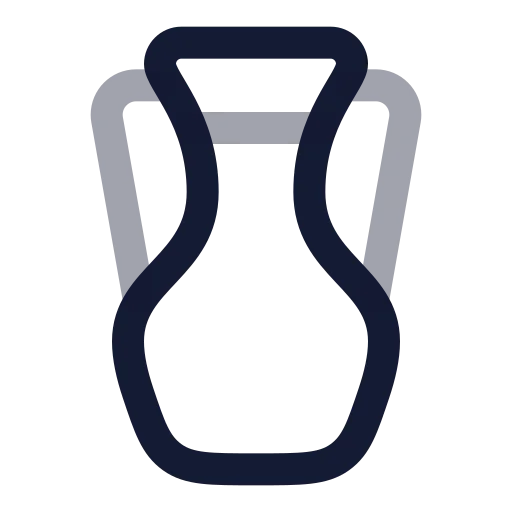 Amphora Icon in Twotone Rounded style