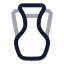Amphora icon with twotone rounded style