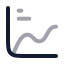 Analysistextlink icon with duotone rounded style
