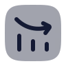 Analytics Down icon preview