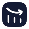 Analytics Down icon preview