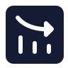 Analytics Down icon preview