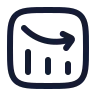 Analytics Down icon preview