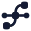 Anchorpoint icon with solid rounded style