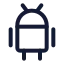 Android icon with stroke standard style