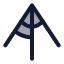 Angle icon with duotone standard style