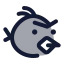 Angrybird icon with duotone standard style