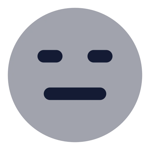 Annoyed Icon in Bulk Rounded style