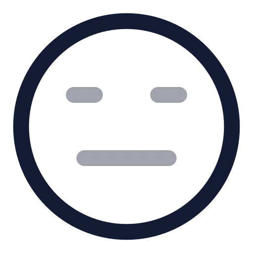 Annoyed Icon in Twotone Rounded style