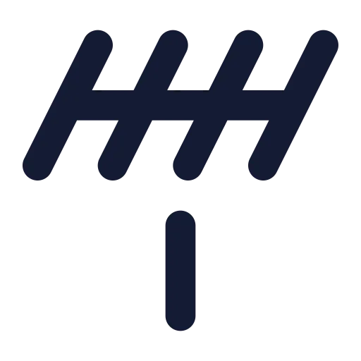 Antenna Icon in Solid Rounded style