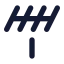 Antenna icon with solid standard style