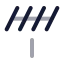 Antenna icon with twotone rounded style