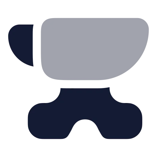 Anvil Icon in Bulk Rounded style