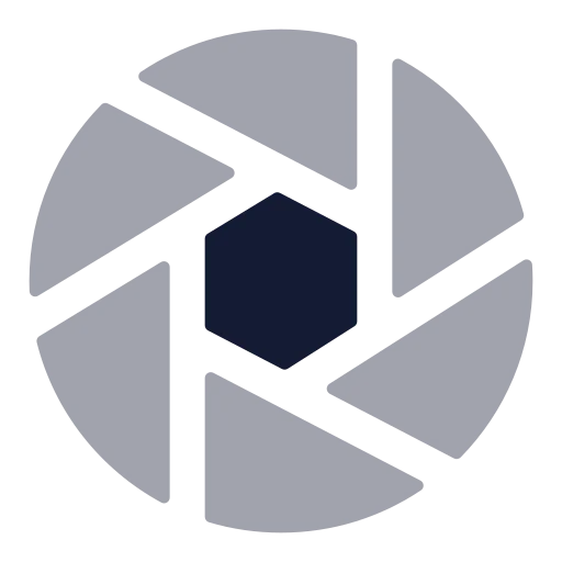Aperture Icon in Bulk Rounded style
