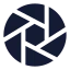 Aperture icon with solid standard style