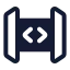 Apigateway icon with solid rounded style