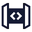 Apigateway icon with solid sharp style