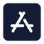 Appstore icon with solid standard style