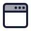 Appwindow icon with duotone standard style