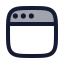 Appwindowmac icon with duotone rounded style