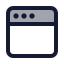 Appwindowmac icon with duotone standard style