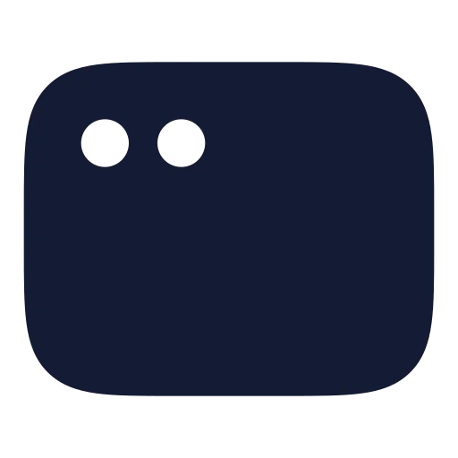 App Window Mac Icon in Solid Rounded style
