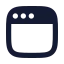 Appwindowmac icon with solid rounded style