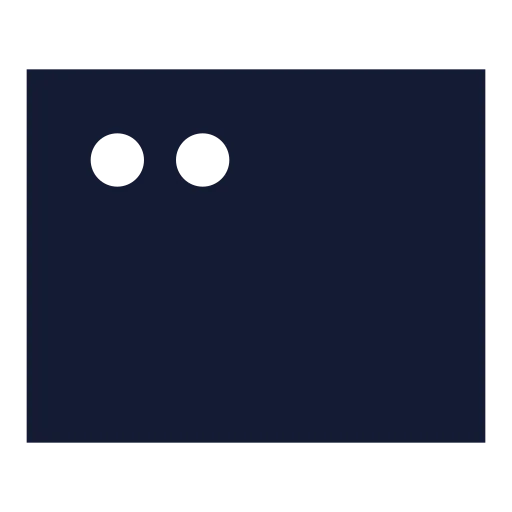 App Window Mac Icon in Solid Sharp style