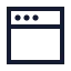 Appwindowmac icon with stroke sharp style