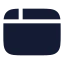 Appwindow icon with solid rounded style